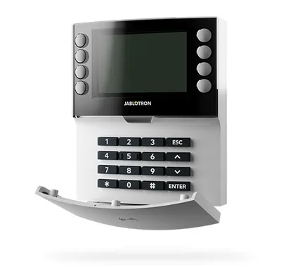 Produktbild von JA-155E Drahtlose Tastatur mit Display und RFID-Leser WEISS