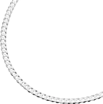 Produktbild von Kette Smart Jewel Panzerkette diamantiert, massiv, Silber 925 Silber 60 cm