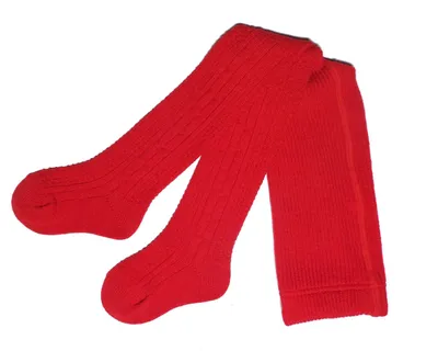 Productafbeelding van Wollen kinderlegging met twee koorden, rood, maat 80-86