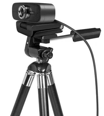 Produktbild von Logilink Webcam 1080p FHD Webcam + Dual-Mikro 100° schwarz