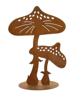 Produktbild von Metall-Pilz "Rost" 20 x 8 x 29 cm