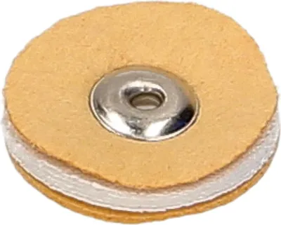 Produktbild von Polierbürste aus Fensterleder und Baumwolle, 25 mm Durchmesser - BIOSPACE