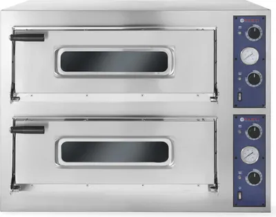Produktbild von HENDI Pizzaofen BASIC 44 2 Kammern 400 9400 975x924x(H)745
