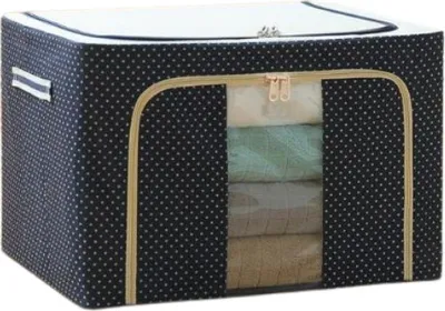Produktbild von Aufbewahrungsbox Stoff, faltbare Aufbewahrungsboxen, Kleiderschrank  - STACKBOX 66L