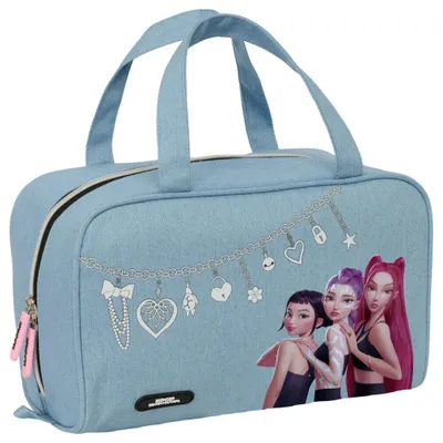Produktbild von Safta K-pop Demon Hunters 8l 31x14x19 Cm Kulturbeutel Blau  Kinder Blau One Size