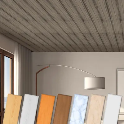 Produktbild von Deckenpaneele aus XPS Styropor - Deckenverkleidung leicht und stabil - viele Muster & Farben
