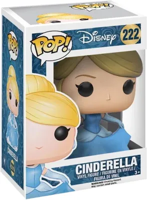 A Funko Pop! vinyl figure of Cinderella in its original packaging.
