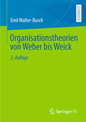Produktbild von Organisationstheorien von Weber bis Weick
