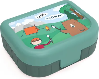 Produktbild von Snackbox 1 l MEMORY KIDS, Motiv:Explorer Jungle