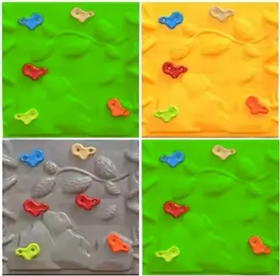 Zdjęcie produktu dla Ścianka wspinaczkowa plastikowa szara