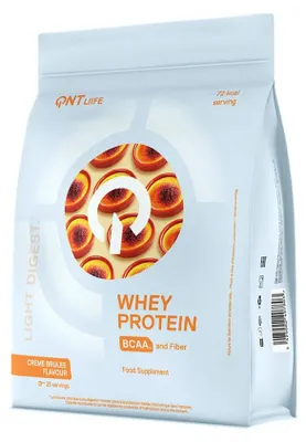 Image de QNT Light Digest Whey Protein - 500 g - sachet Creme Brulee