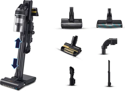 Produktbild von Samsung VS20C9554TK Stabstaubsauger Akku Trocken Zyklonal Beutellos 0 8 l 580 W Schwarz