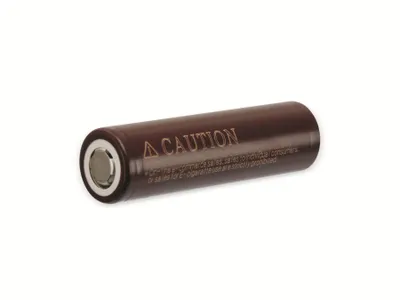 A single battery on a white background.