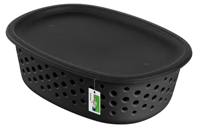 Produktbild von PAFEN Aufbewahrungskorb 0.8L Schwarz - 16 x 12 x 8 cm