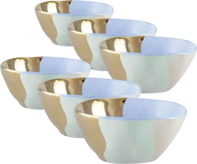 Produktbild von Aulica Paradise Porzellan Schalen 6er Set Bouillon 13 cm