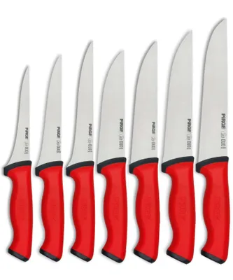 Produktbild von Pirge Duo Metzgermesser Mega Set 7 TLG Schlachtermesser Rutschfester Griff
