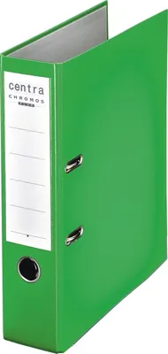 Produktbild von Ordner Chromos A4 80mm PP-kaschiert apfelgrün Packung mit 20 Stück