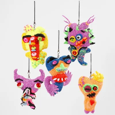 Image de Set de bricolage Modeler des monstres, matériel et instructions inclus, dès 5 ans