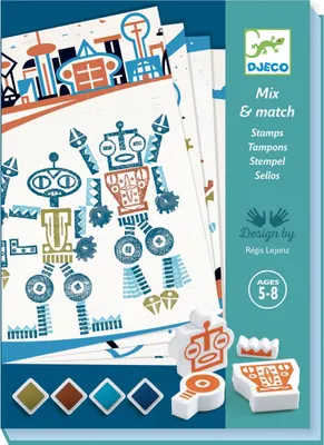 Produktbild von Kreatives Stempel-Spiel Außerirdische Roboter von Djeco