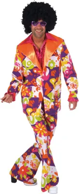 Produktbild von M210228-L-A Herren Hippie Anzug Partyanzug Gr.L