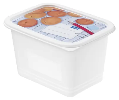 Obrázek produktu pro Rotho DOMINO, Krabice, Obdélníkový, 1 l, Bílá, Polypropylen (PP), 157 mm