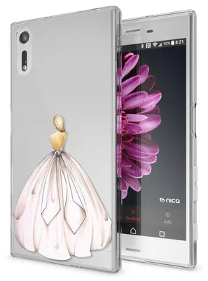 Zdjęcie produktu dla Etui na telefon komórkowy Sony Xperia XZ firmy NALIA, silikonowe etui z motywem TPU, cienki zderzak Princess Pink