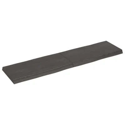 Image de vidaXL Plateau de table 160x40x(2-6) cm Bois massif traité bord d'arbre