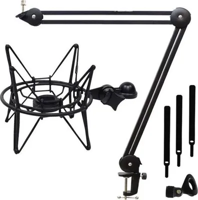 Image de Samson SP04TB Microphone araignée Noir avec bras articulé