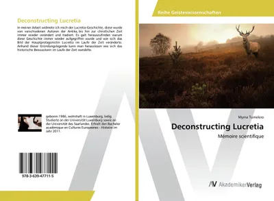 Produktbild von Deconstructing Lucretia