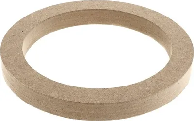 Produktbild von MDF Holzring für 16cm Lautsprecher, 19mm Materialstärke, 184mm Außendurchmesser, 142mm Innendurchmesser