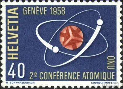Produktbild von Briefmarken Schweiz 1958 Mi 662 (kompl.Ausgabe) postfrisch Atomkonferenz