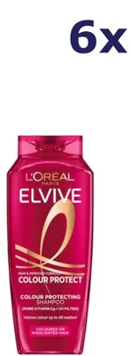 Produktbild von 6x L'Oréal Elvive Colour Protect Shampoo 250 ml