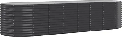 Obrázek produktu pro Vyvýšený záhon pozinkovaná ocel 322x100x68 cm antracitový