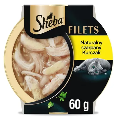 Produktbild von Sheba Filets 60g Nassfutter für Katzen mit Huhn in Sauce