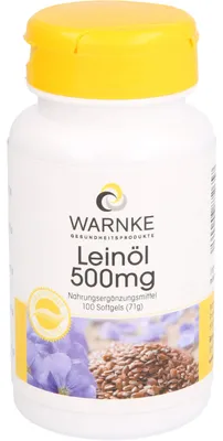 Obrázek produktu pro Lněný olej 500 mg kapsle 100 ks