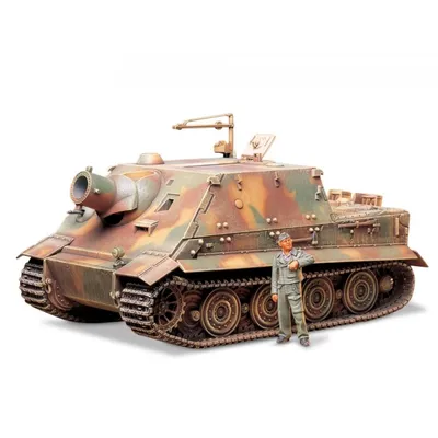 Produktbild von Modellbausatz 1:35 Sturmtiger 38cm RW61 Panzer, mit Figur