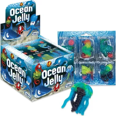 Obrázek produktu pro Zobrazit Komplett Vidal Ocean Jelly 66 Fruchtgummi Blister