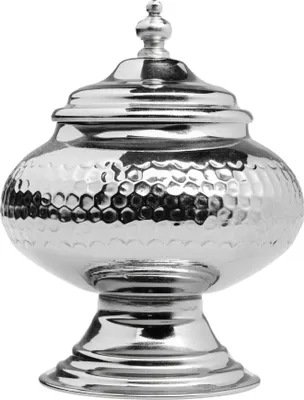 Immagine prodotto di Zuccheriera in ottone argentato Abdal 16 cm