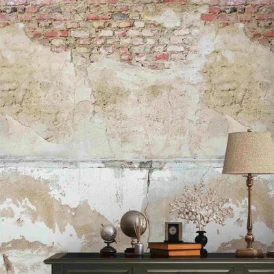 Produktbild von A.S. Creation Livingwalls Fototapete The Wall II 392491 Eine Rolle Ein Motiv 2.80 x 1.59 m Betonmauer Beige