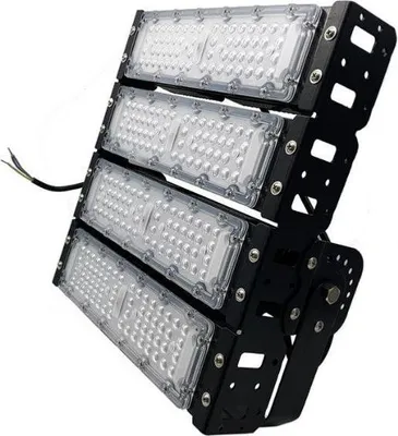 Image de Projecteur LED Puissant Industriel 200W IP65 Noir - Blanc Froid 6000K - 8000K