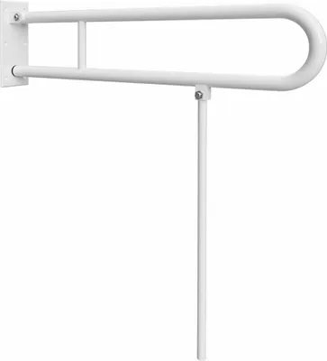 Produktbild von HANDICAP Haltegriff mit Stützbein 813mm, Weiß