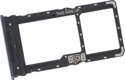 Produktbild von Simkartenhalter passend für Motorola Moto G82 (XT2225), Nano-SIM + micro-SD, Originalersatz, Meteorit Grau