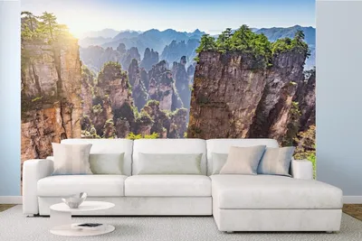 Produktbild von Vlies Fototapete BUNTE KLIPPEN 375 x 250 cm (inkl. Kleister) - Vlies Tapete, Wandtapete, Wandbilder - Tapete für Wohnzimmer Schlafzimmer, Büro, Küche - Montagefertig
