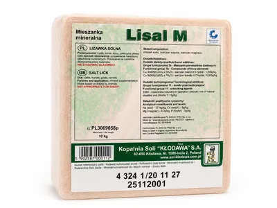 Image de Pierre à Lécher Minérale Lisal M 10 kg avec Cuivre et Cobalt pour Bovins Chevaux Chèvres Gibier
