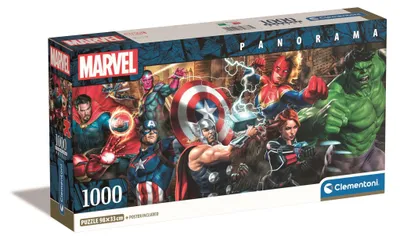 Immagine prodotto di CLEMENTONI - Compact 1000 pieces Panorama - Marvel. The Avengers