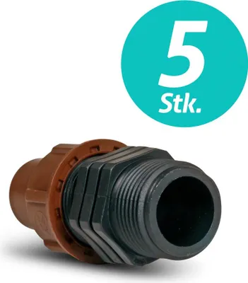 Produktbild von 5x Rain Bird Kupplung x ¾'' AG 13/16 mm PE-Rohr