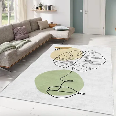 Image de Conceptum Hypnose, Azury- ALHO CARPETKRL, Multicolore, Tapis à poils courts, 120 x 180 cm, 100% POLYESTER