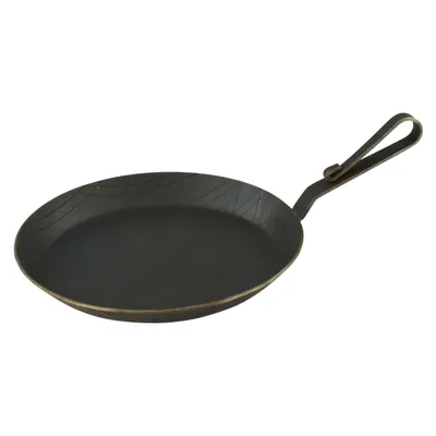 Produktbild von Servierpfanne aus Schmiedeeisen mit gebogenem Hakenstiel Ø 28 cm 1 Stück