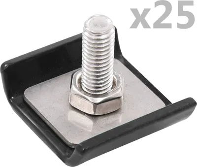 Produktbild von Gittermattenverbinder 25 Sets Anthrazit