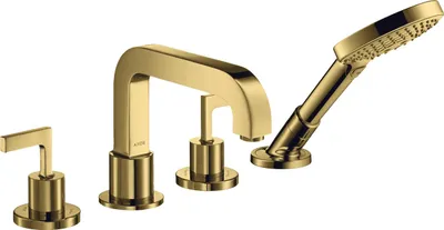 Produktbild von hansgrohe AXOR Citterio 4-Loch Wannenrandarmatur mit Hebelgriffen, 39446990